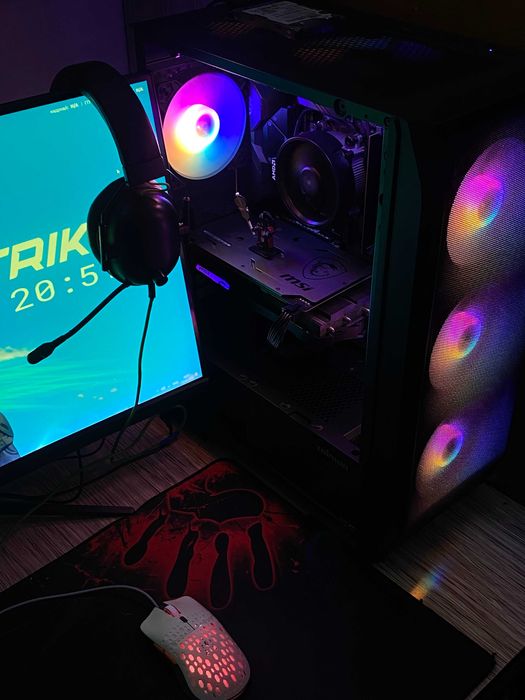 Жуда Кучли Компютер Ryzen 5 / RTX 2060 / 500GB NVME / 27 200ГЦ