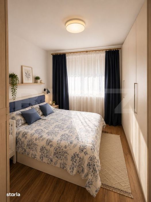 Apartament 3 camere, 54.26 mp, la cheie, zona Grigorescu — fotografia 1