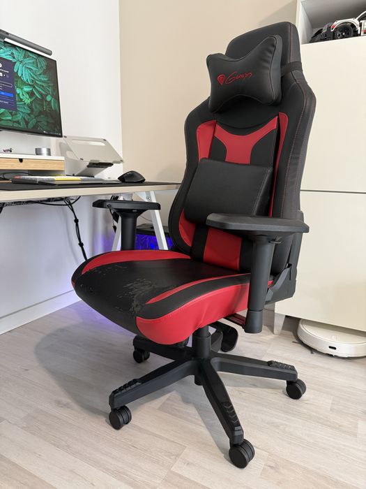Scaun Gaming Genesis Nitro 790, reglabil (Negru/Rosu)