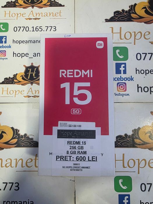 Hope Amanet P6 REDMI 15 5G