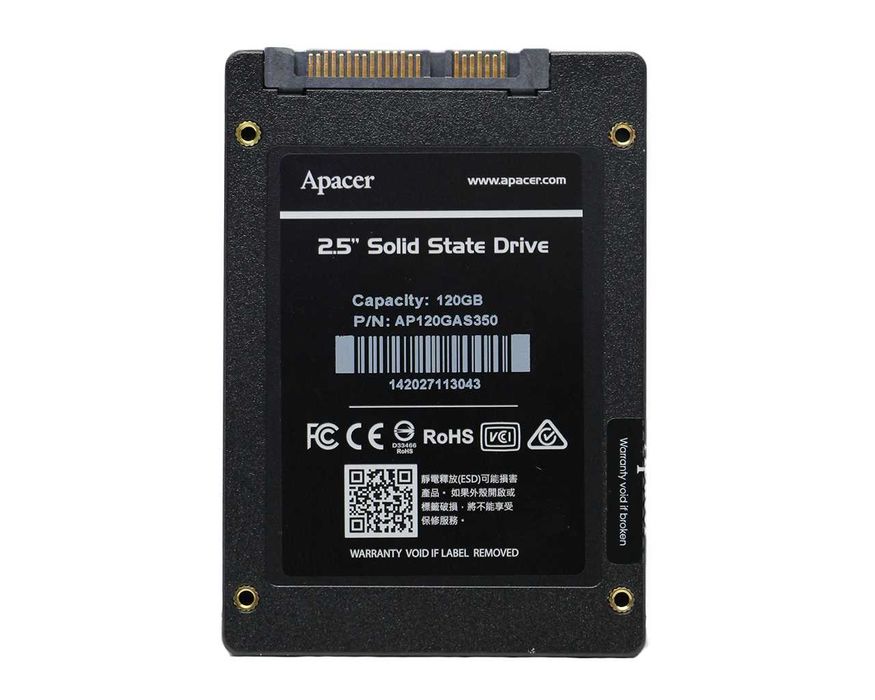 120 Gb SSD SATA 2.5 - slim 7mm Apacer