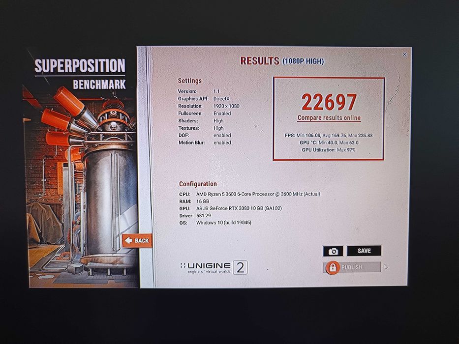 Asus TUF RTX 3080 10GB OC