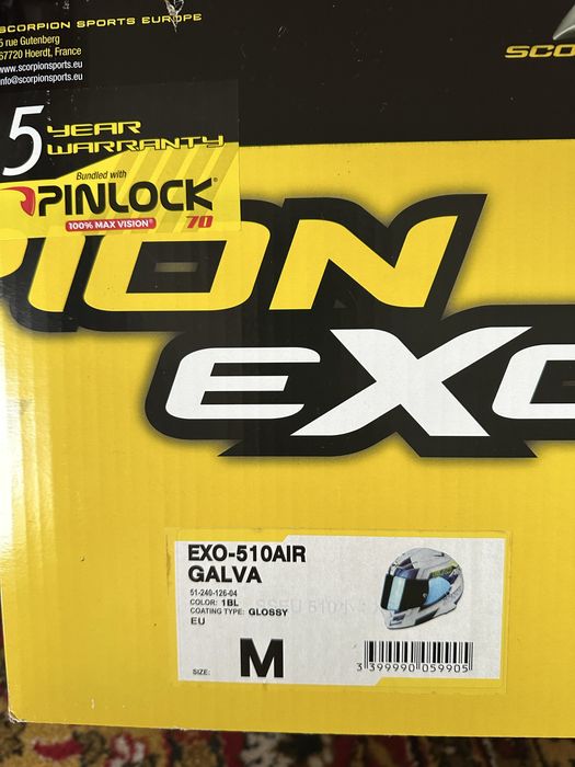 Scorpion Exo-510 air galva.