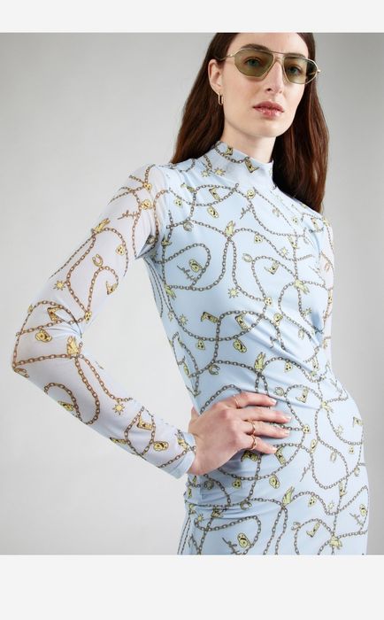 Hugo boss рокля синя