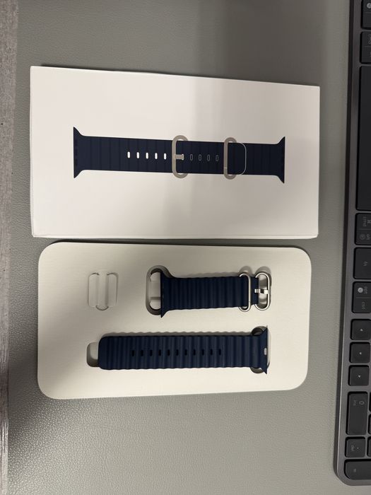 Curea Apple Watch Originala Ocean Band Albastra