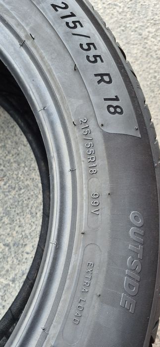 4 anvelope vara Michelin 215/55/18,dot 2021.Pret/bucata.