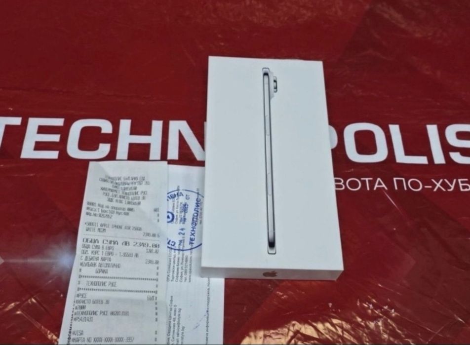 256GB iPhone 17 Air 5G Гаранция от Технополис до 2027год Cloud White | Бял