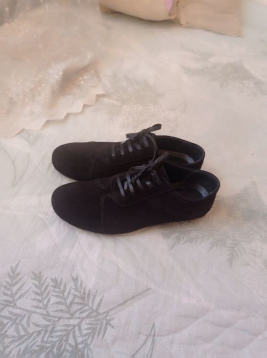 Замшевые туфли  сделаны на заказ