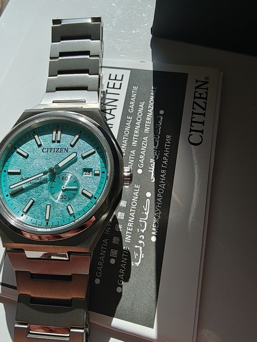 Citizen Tsuyosa Titanium automatic 41 mm nou cu garanție