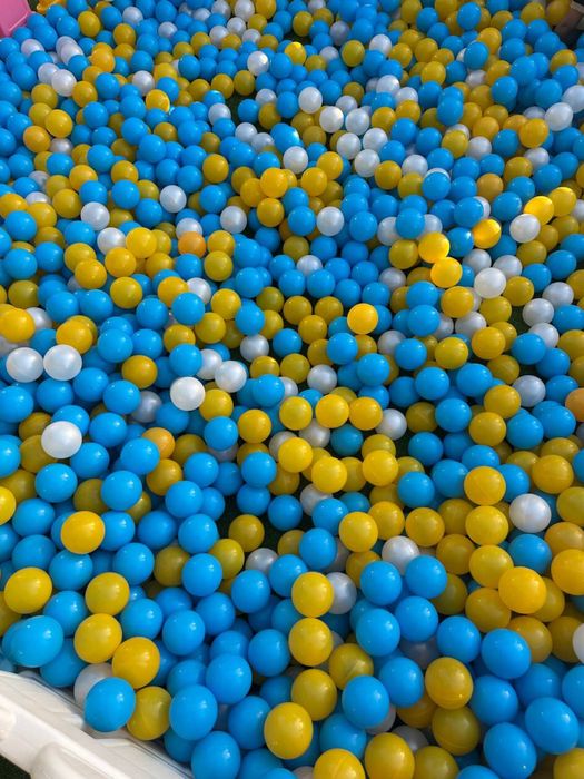 Шарики для сухого бассейна, разноцветные