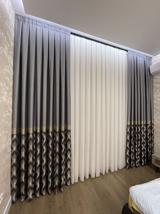 Пардалар Hi Tech неоклассик шторы на любой вкус