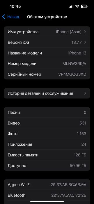 Iphone 13 128gb черный