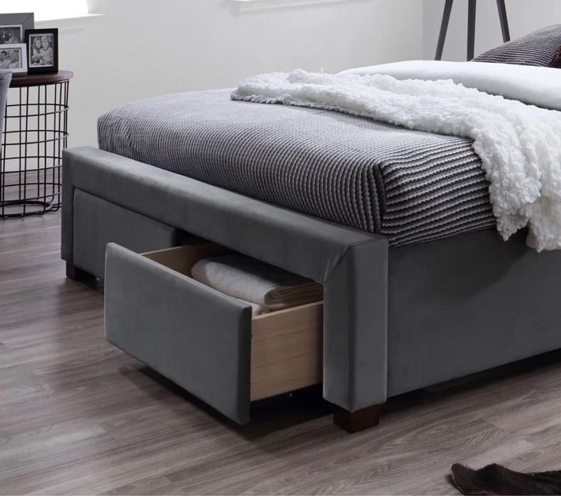 Тапицирано легло Sabrina Сиво