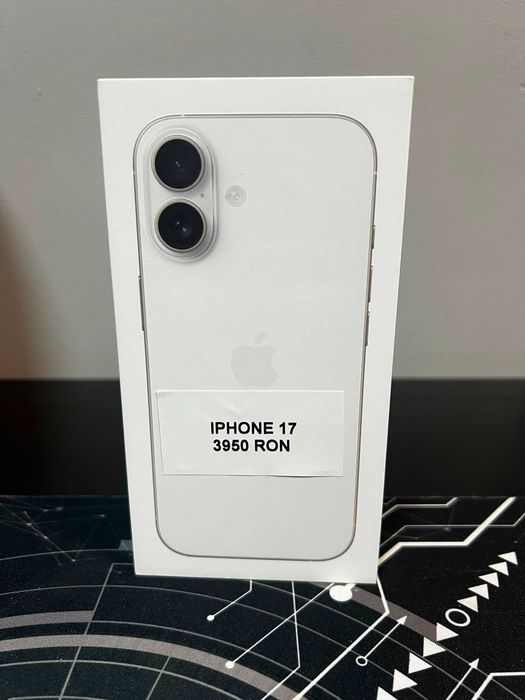 IPHONE 17 WHITE / SIGILAT / 256 GB / GARANTIE * Krom Amanet Margeanului *