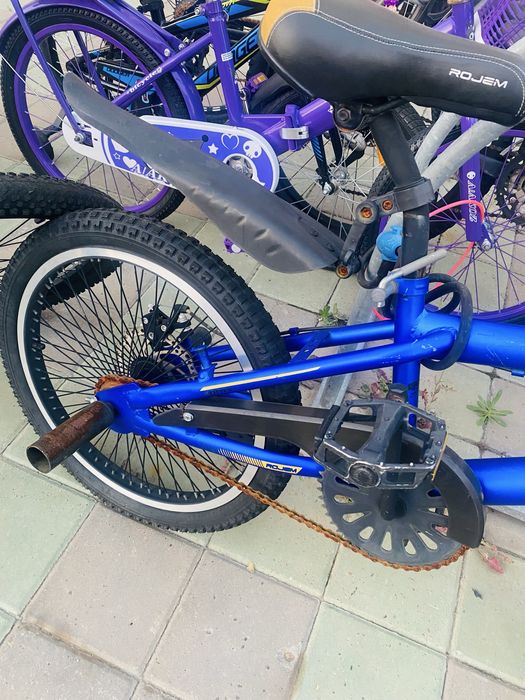 Велосипед BMX синий цвет подростковый