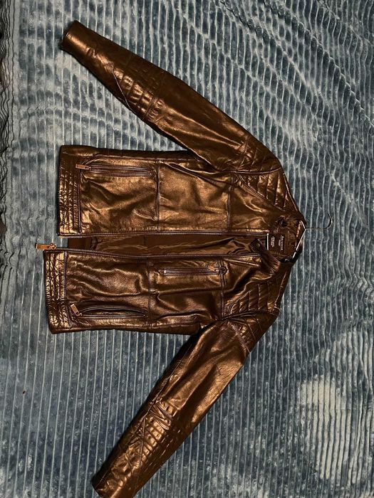 Geaca de piele bărbați Bershka, marimea S