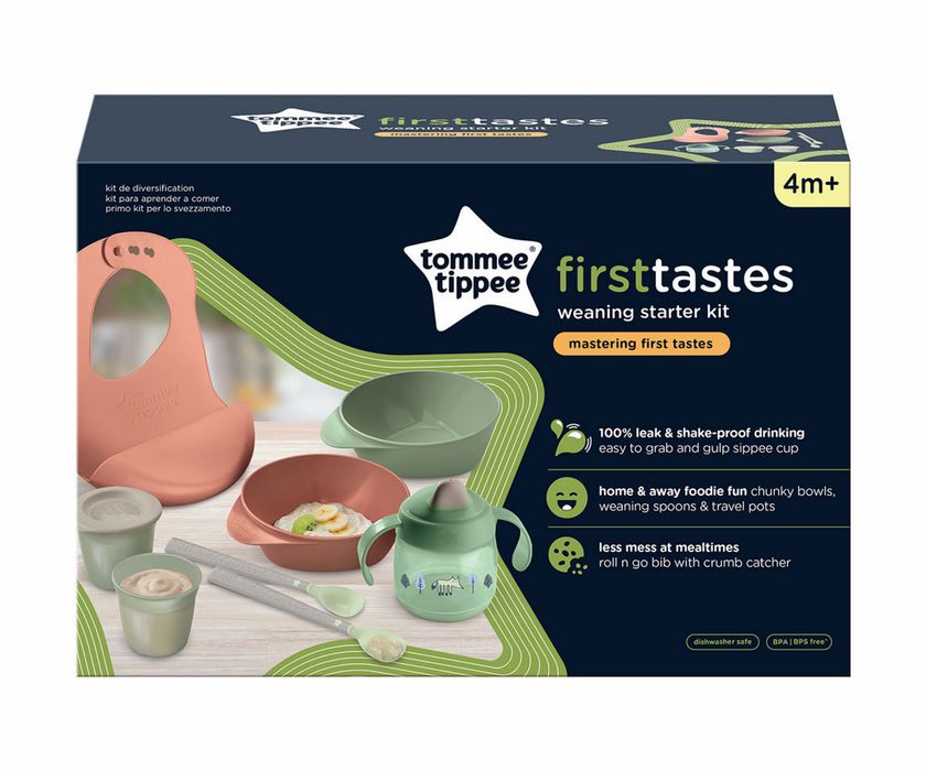 Tommee Tippee - Стартов комплект за захранване First Tastes, 4м+