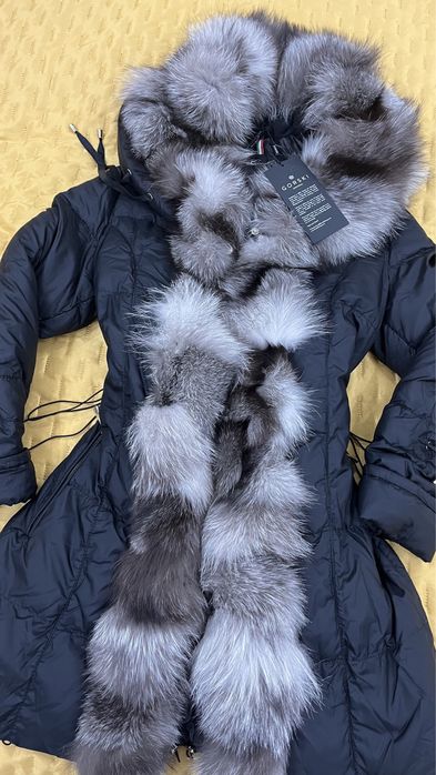 Gorski Montreal дамска парка с естествен косъм лисица и гъши пух