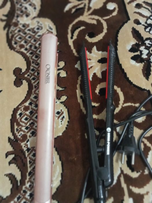 выпрямитель волос укладка