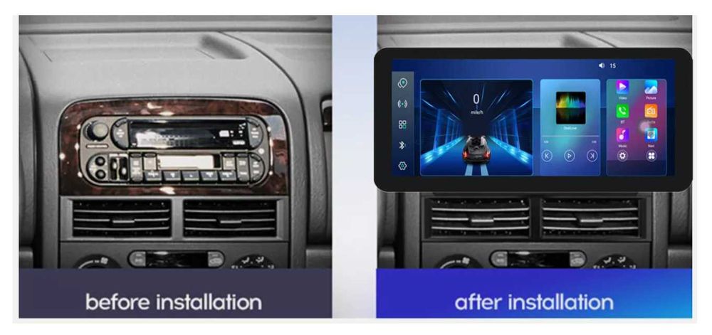 JEEP Grand Cherokee WJ 1998-2004 - 9" Андроид Навигация, 9249