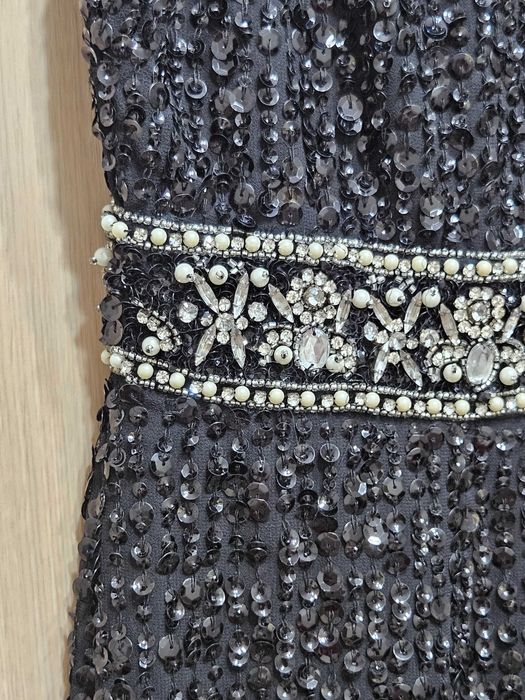 Вечернее черное платье американского бренда Mac Duggal 6 размер США