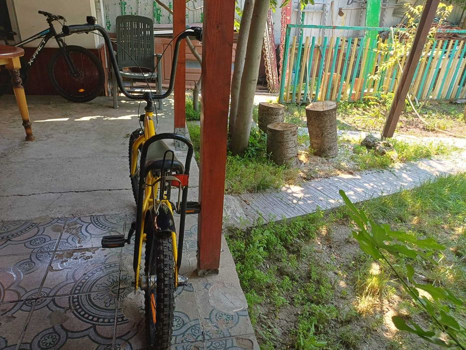 Bicicleta Pegas Mini Galbena