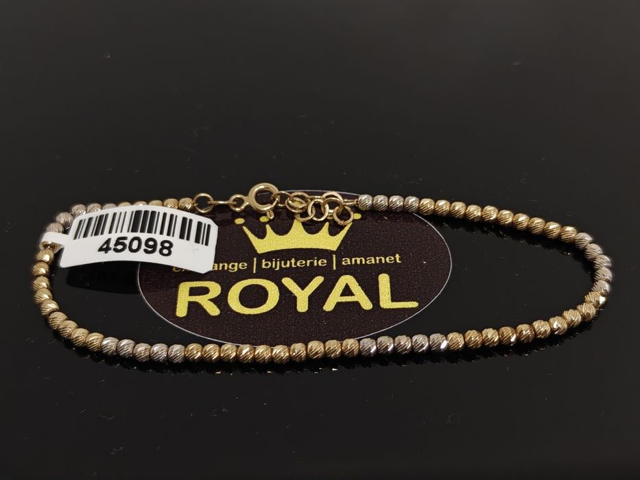 Bijuteria Royal: Brățară aur 14k/3.41 gr