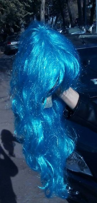 Rangli Parik Suniy  sochlar  искусственного волосы
Цветной Парик