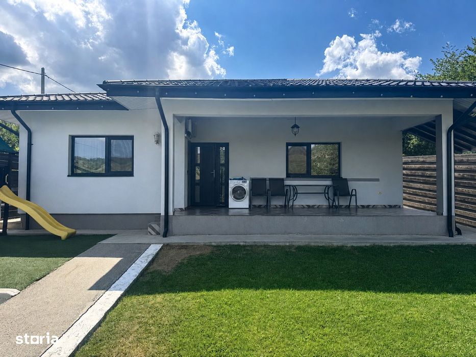 670 Mp Teren! Gazon Si Curte Amenajata! Garaj! Mobilata! Casa Rediu