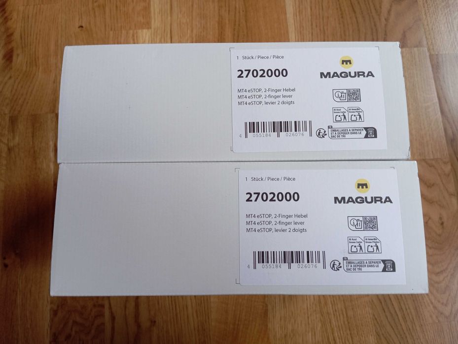 Magura MT4 eSTOP Set frane bicicleta disc complet, Nou, nemontat