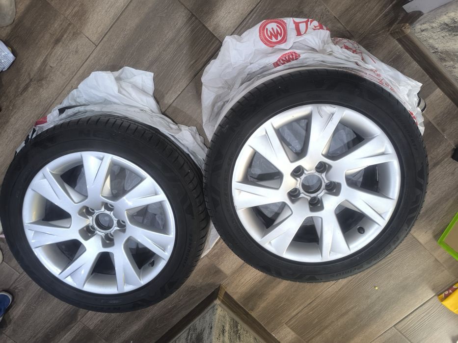 Джанти оригинални за Ауди а4 б8 със много добри гуми Nexen