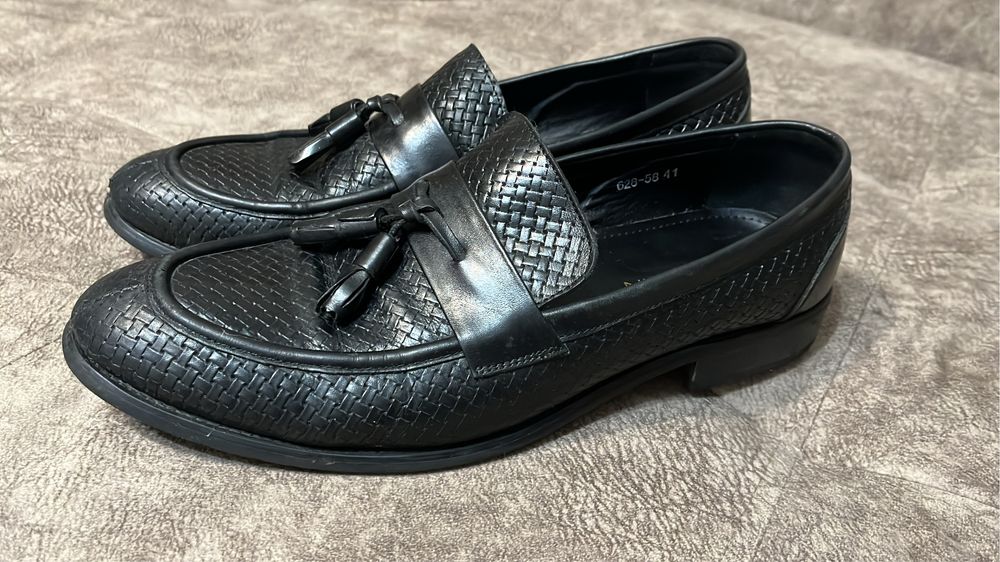 Мужские туфли лоферы Shoqan, нат.кожа, 41-42 р