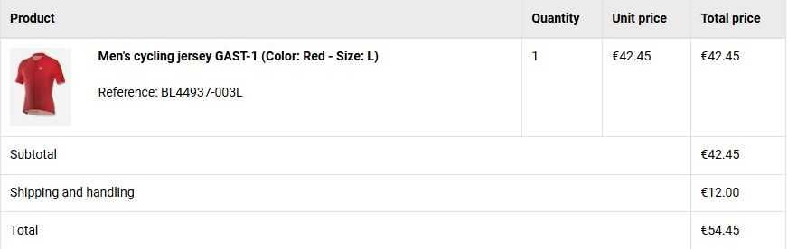 Колоездачно джърси Bicycle line