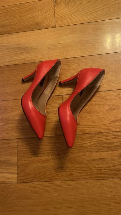 Pantofi stiletto piele mar 34