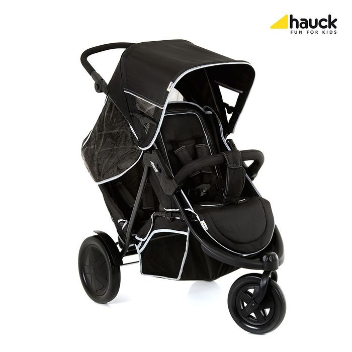 Бебешка количка за близнаци или породени деца Hauck Freerider Black