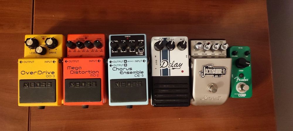 Педали эффектов для электро гитары