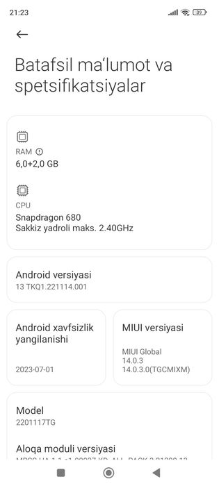 Redmi not 11 sotiladi