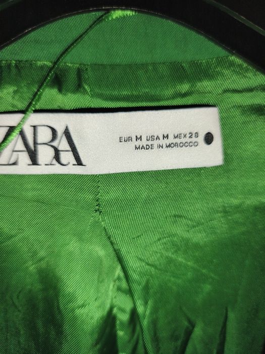 Sacou verde Zara subtire