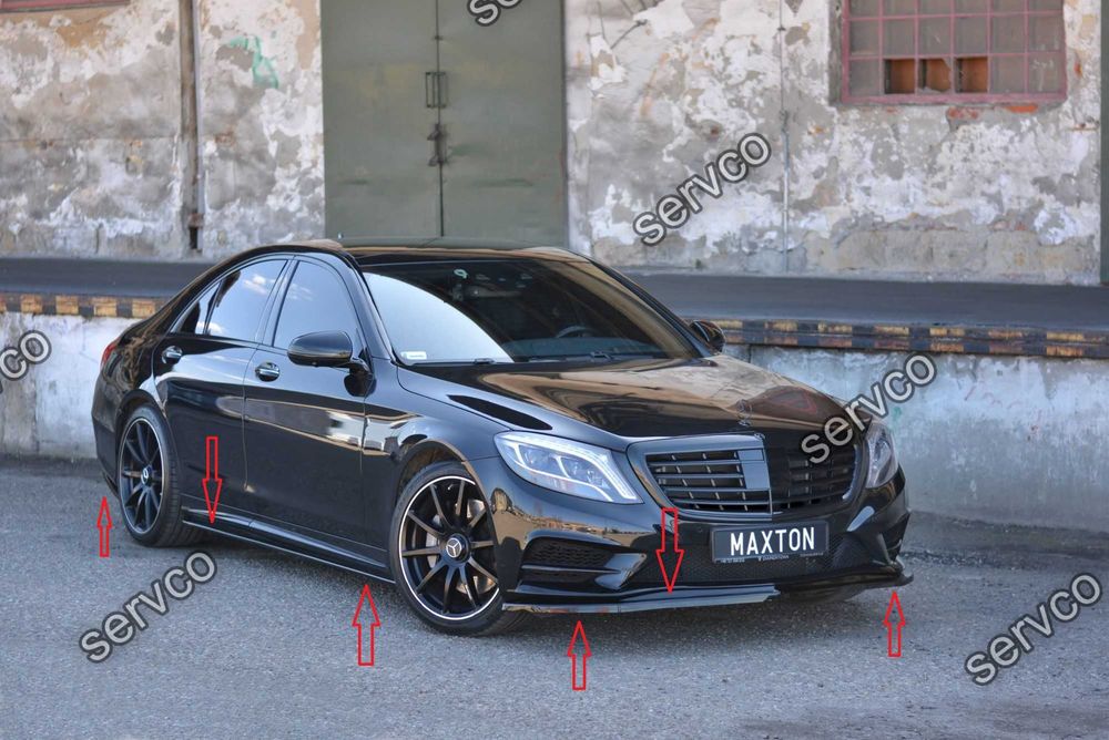 Pachet Exterior Prelungiri Body kit tuning Mercedes S Class W222 2013-2017 v1 - Maxton Design