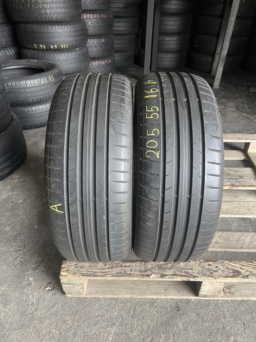 2 anvelope de vara 205/55/16 Dunlpp 6.3 mm!