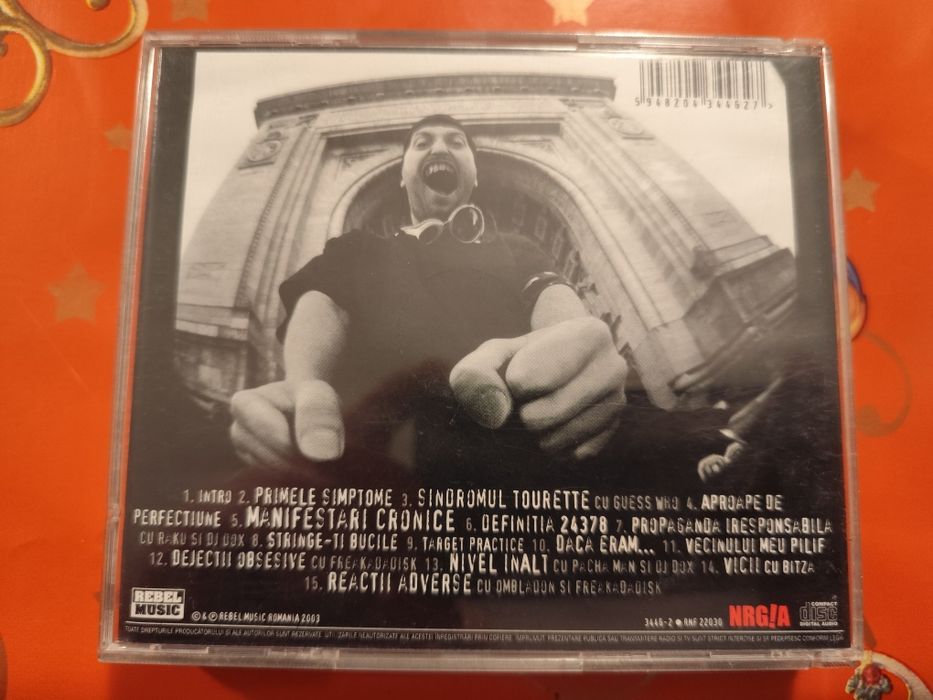 3 CD originale Parazitii Cheloo HipHop