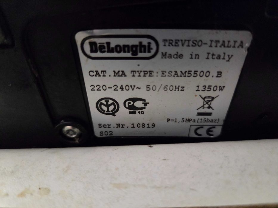 Espressor Automat DeLonghi Perfecta Cappuccino ESAM5500.B Aparat cu Cafea Boabe