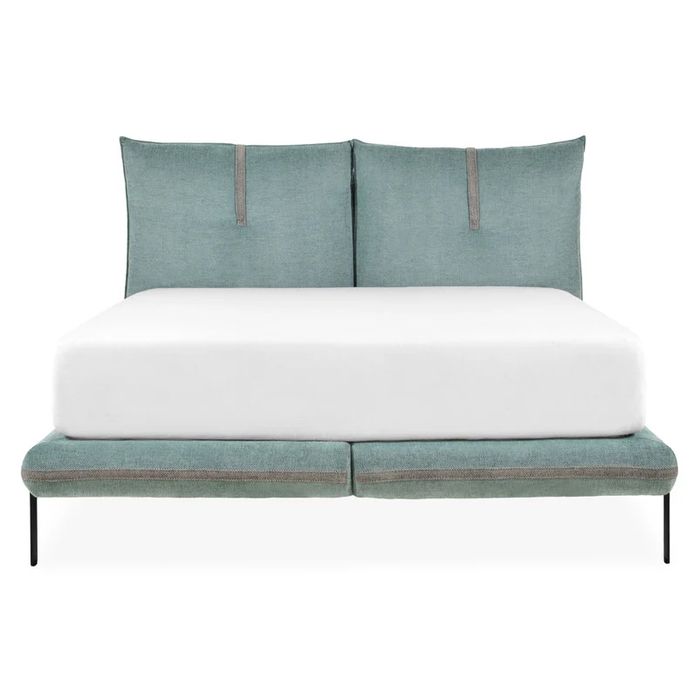 Pat tapisat somiera tip baza inclusa 160x200