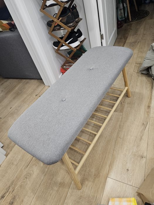 Bancheta suport pantofi bambus