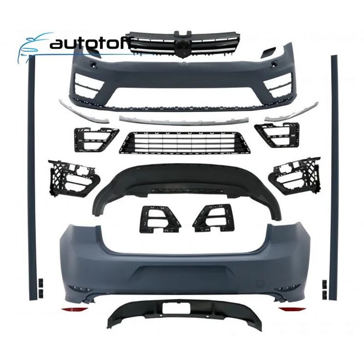 Body kit R20 compatibil cu VW Golf 7 Hatchback (13-17)