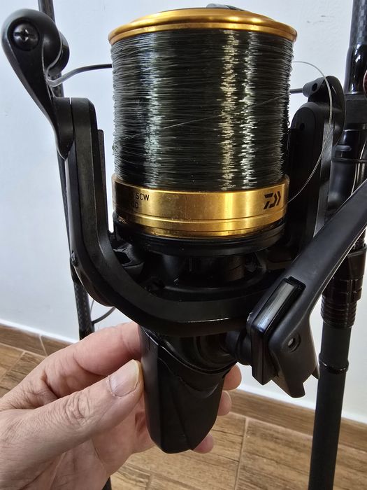 Set lansete pt distanta,prologic fulcrum + lansete daiwa  emblem 45 scw, 5000 qd
