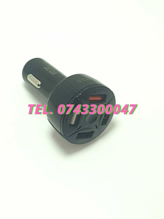 Superfastcharge Incarcator Auto Cu Patru Porturi Usb Partycharge