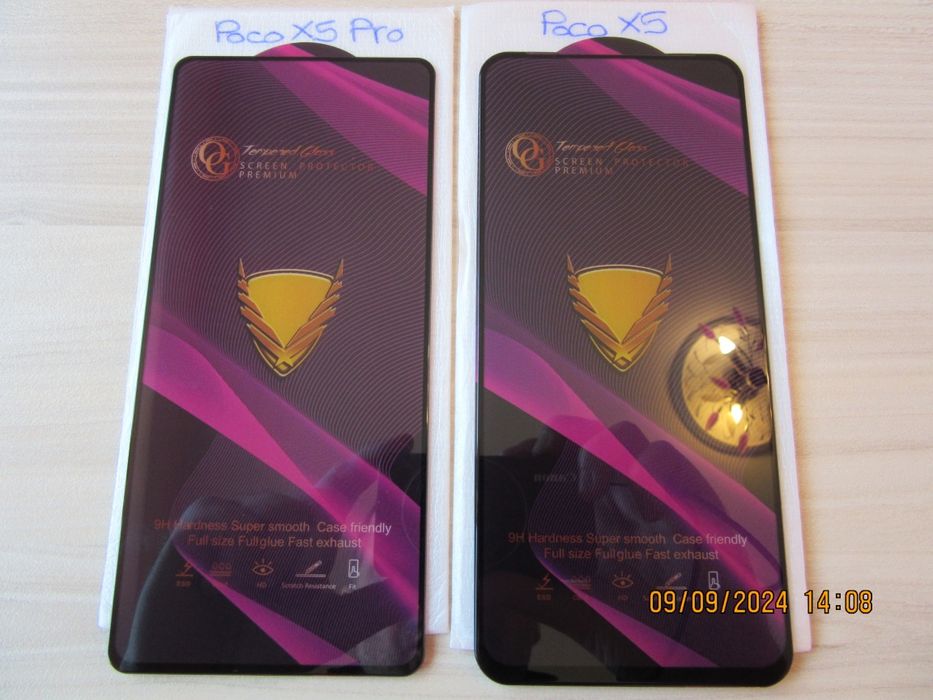 Xiaomi Poco X7 Pro X6 Pro X5 X4 M4 /OG Premium Full Стъклен протектор