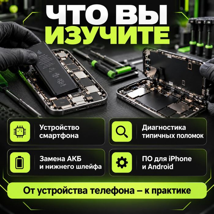 Курс Ремонт Телефонов Iphone и Андроид 2026