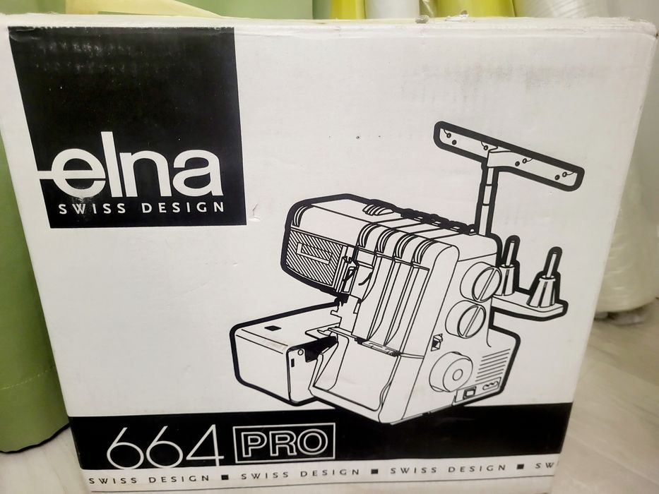 Оверлок Elna 664Pro почти новый